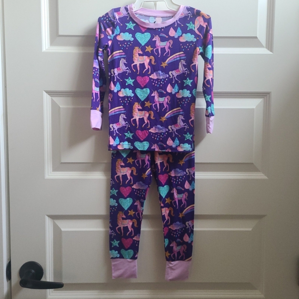 Bamboo toddler girl pj set